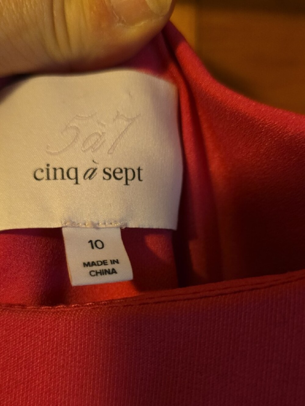 cinq a sept Hot Pink Satin Maxi Dress with Side Bow - Picture 2 of 16